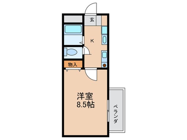 ＢＩＧ　ＩＮ加島の物件間取画像